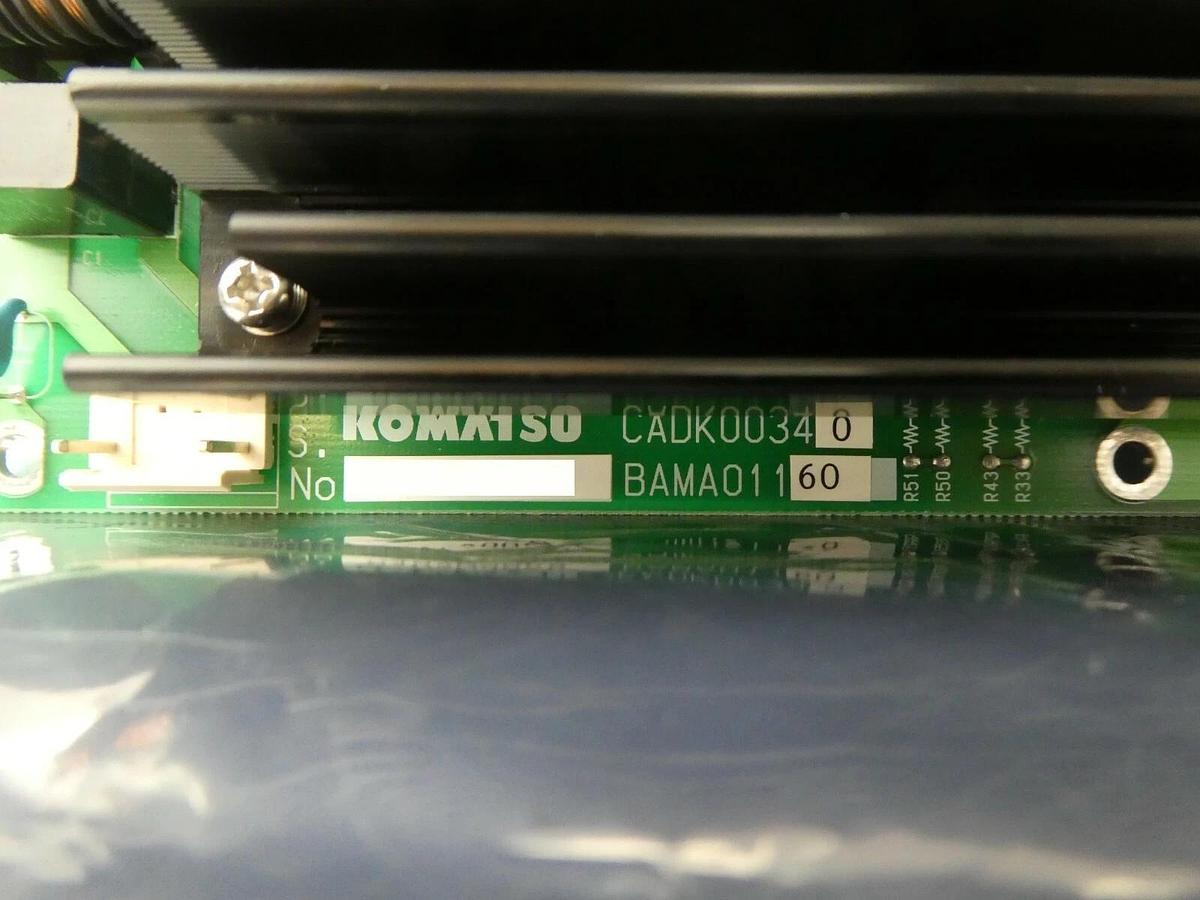 Used Komatsu CADK00340 Power Supply PCB BAMA01160 RCC-300 TEL Lithius Working Surplus