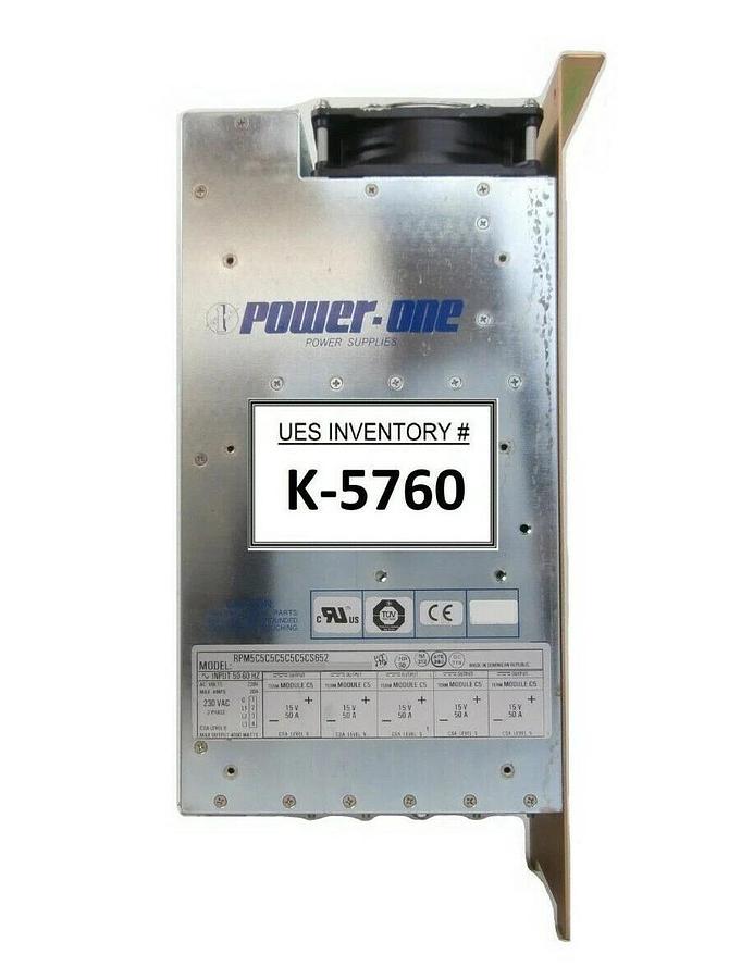 Used Power-One RPM5C5C5C5C5C5CS652 Power Supply 4000W Schlumberger 97172020 Working