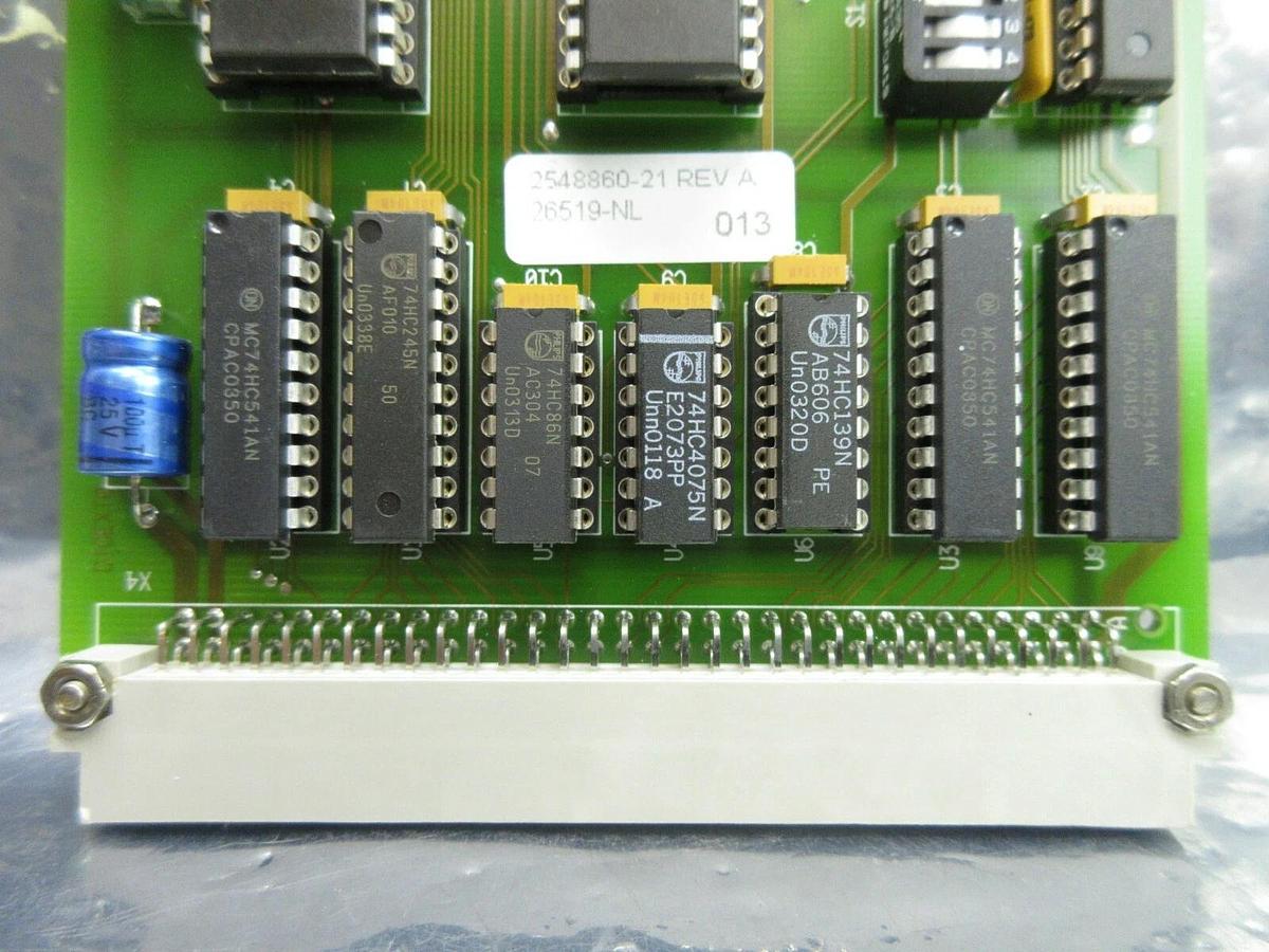 Used ASM Advanced Semiconductor Materials 2548860-21 Processor PCB Card Rev. A Used