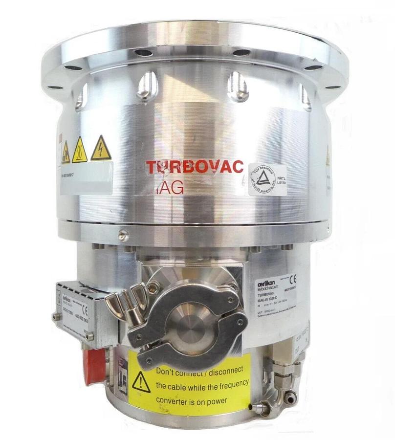 Used TURBOVAC MAG W 1300 C Leybold 400110V0017 Turbomolecular Pump Tested Working
