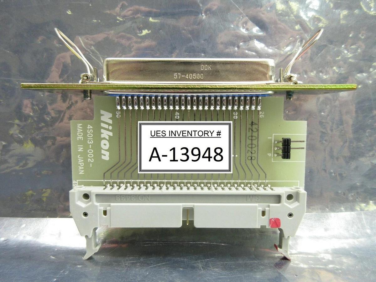 Used Nikon 4S013-002 Interface Board PCB NSR-1755G7A Step-and-Repeat G-Line Used