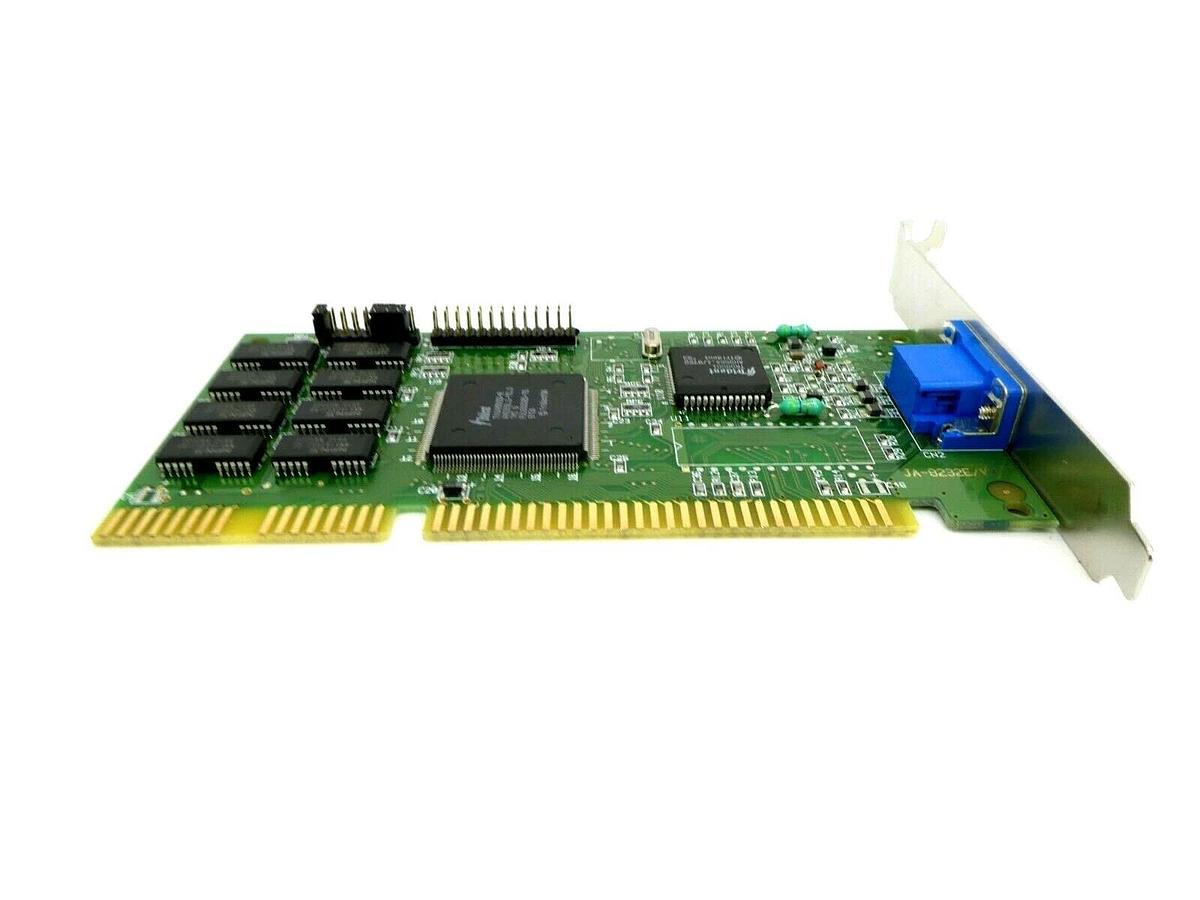 Used Trident JA-8232E/V3 Video Card PCB TV32 Novellus Concept Two Working Spare