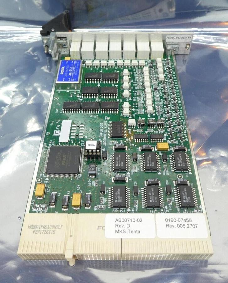 Used MKS Instruments TeNTA AS00710-02 Digital I/O PCB Card AMAT 0190-07450 Working