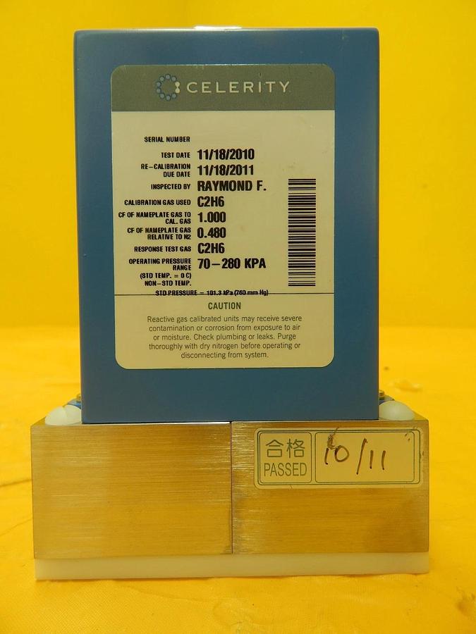 Used Celerity FC-2979MEP5-WM Mass Flow Controller 200 SCCM NF3 TN2979 Used Working