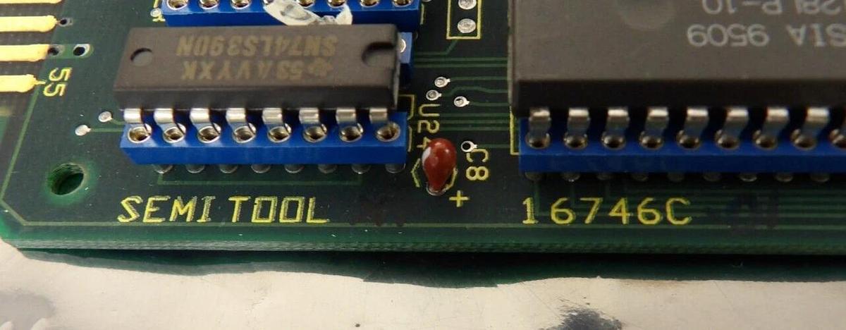 Used Semitool 16746 CPU PCB Interface Card Assembly Working Surplus