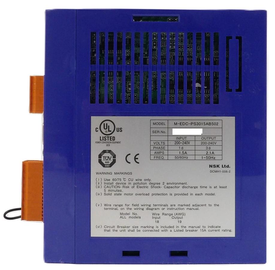 Used NSK M-PS3015KN002 Megatorque Motor Driver Set M-EDC-PS3015AB502 Working