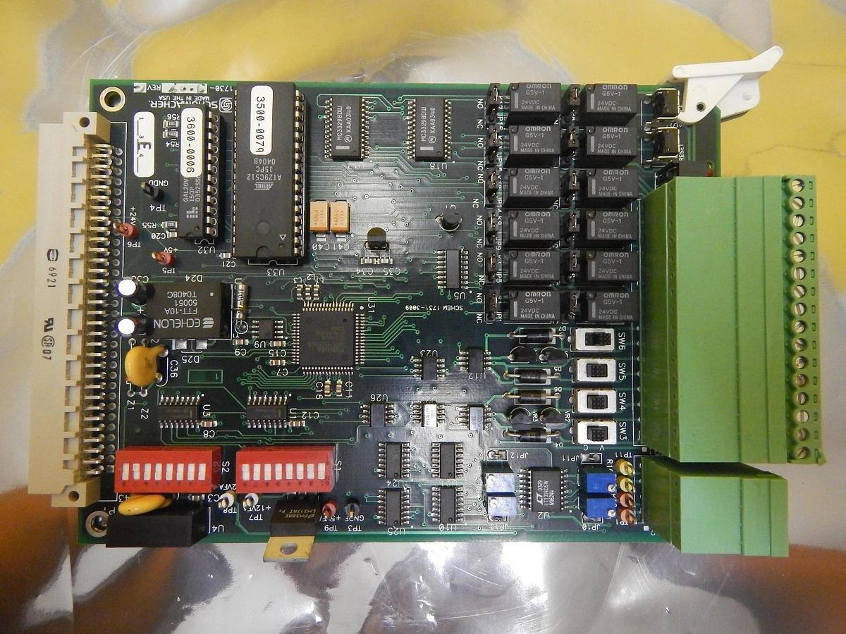 Used Schumacher 1730-3009 I/O Input Output Controller PCB Card Working Spare
