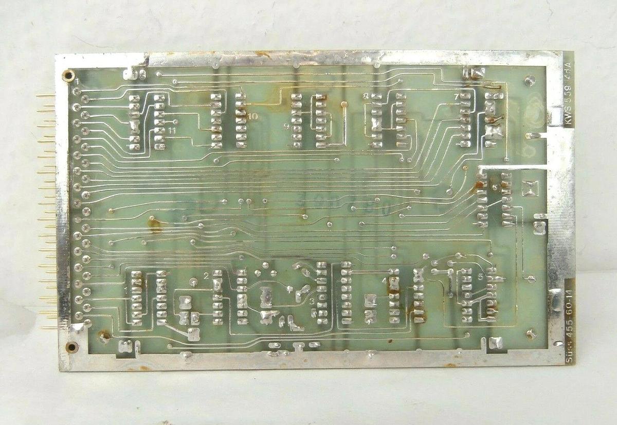 Used Karl Suss 455-60-14 PCB Card 559.14dA MJB 55 Wafer Mask Aligner Working Surplus