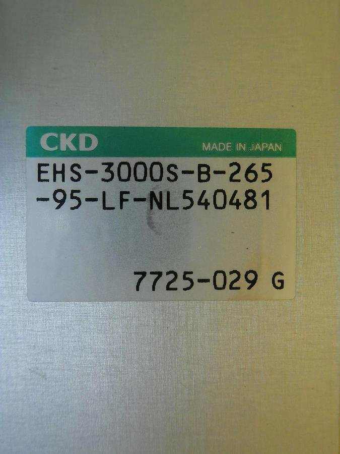 Used CKD EHS-3000S-B-265-95-LF-NL540481 Brush Cylinder Assembly 3/6 Used Working
