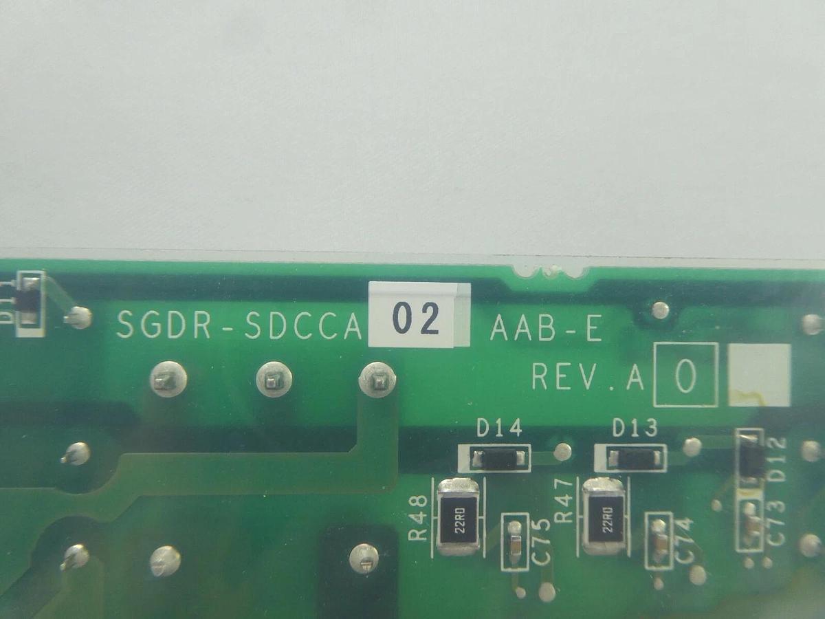 Used Yaskawa Electric SGDR-SDCCA02 Robot Controller PCB Card F352768-1 Nikon Working