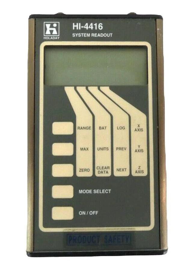 Used Holaday Industries HI-4416 Numeric EMF Readout Meter Working Surplus