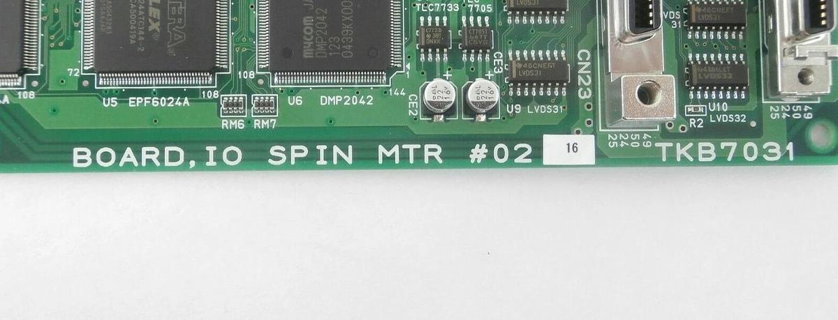 Used TEL Tokyo Electron AP9E-1218B Board IO SPIN MTR #02 PCB TKB7031 Lithius Working