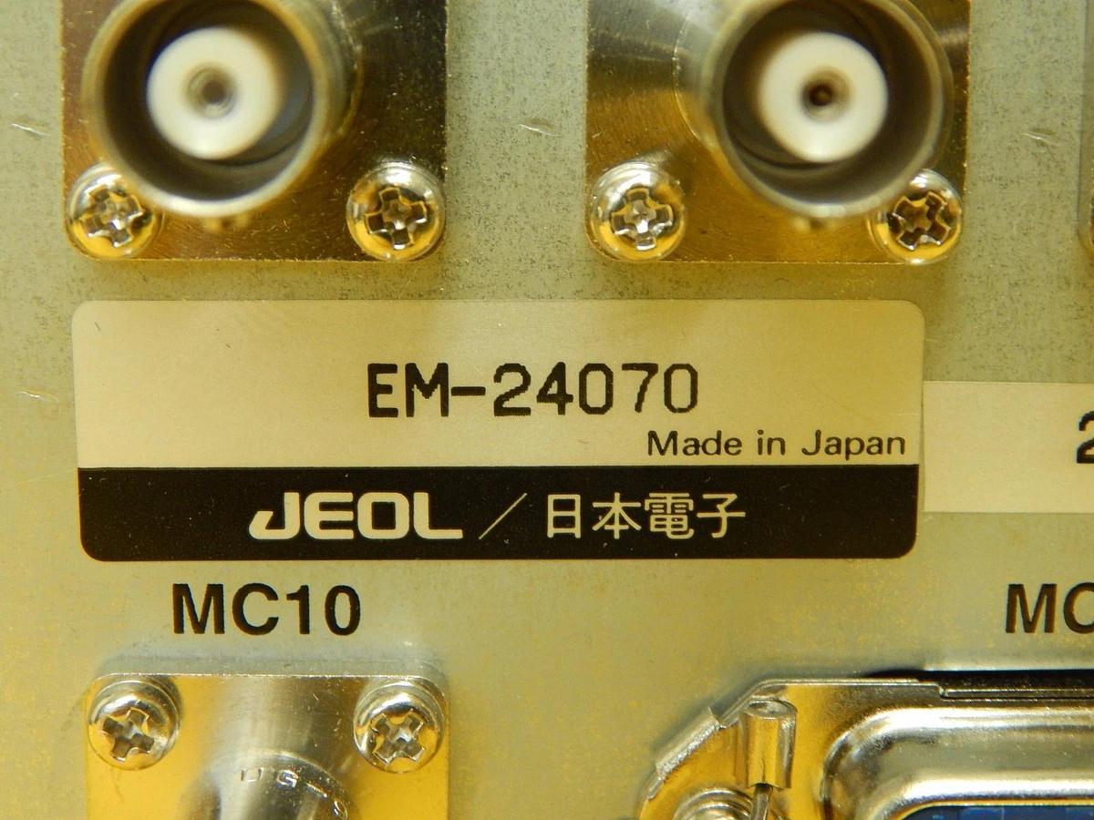 Used JEOL EM-24070 MCP Controller and Cable Set JEM-2010F TEM Used Working