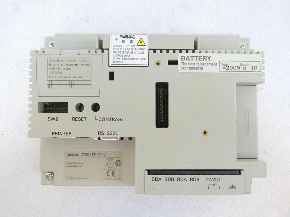 Used Omron NT30-ST131-V1 Programmable Terminal HMI Touchscreen Display Working Spare