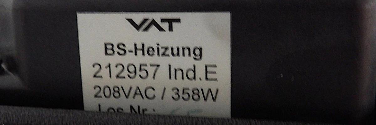 Refurbished VAT 65048-PH52-AFS1 Pendulum Control & Isolation Heated Gate Valve Refurbished