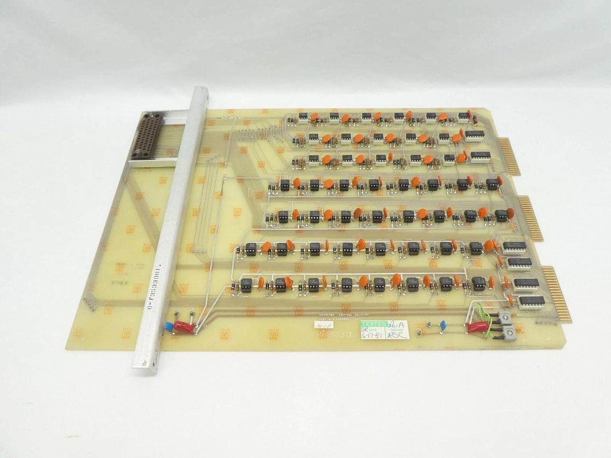 Used Varian VSEA E F3835001 Operator Control Isolation PCB Card Rev. A Working Spare