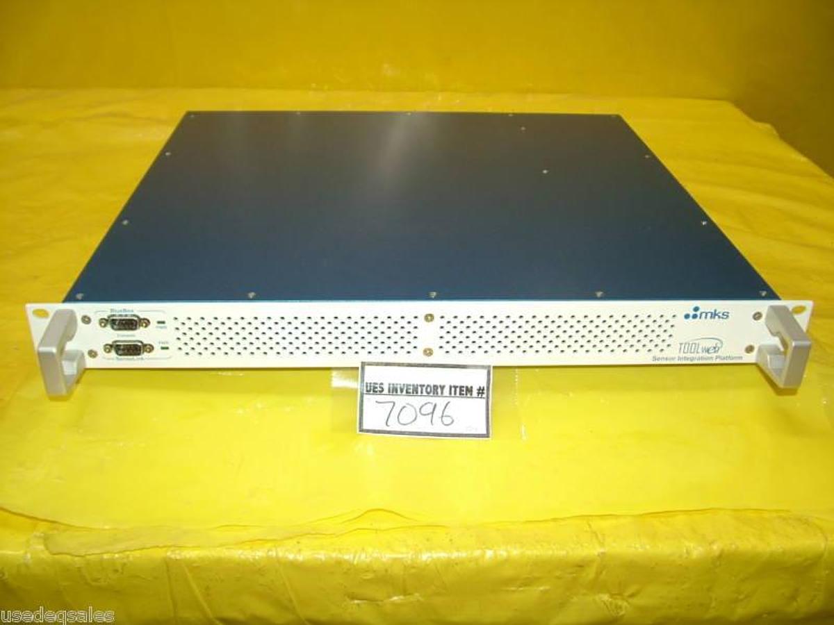Used MKS Instruments AS00213-03 TOOLweb Sensor Integration Platform BlueBox Working