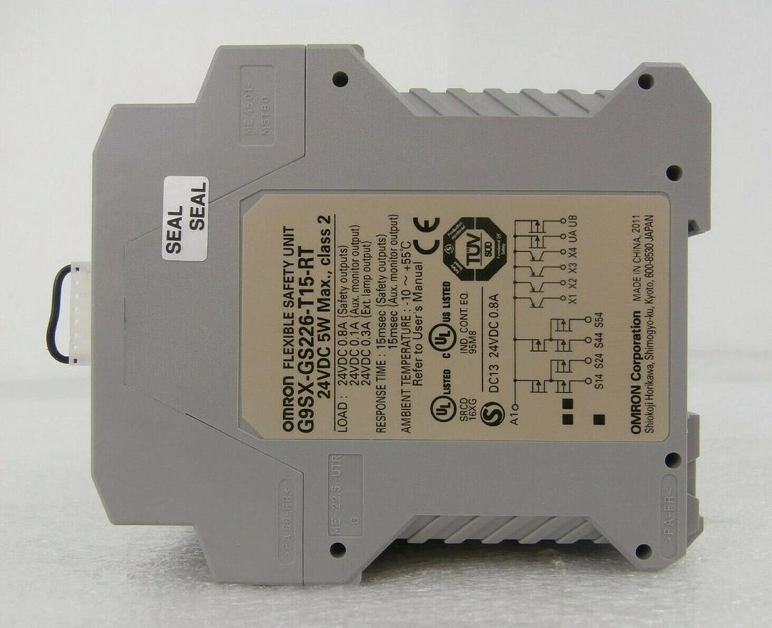Used Omron G9SX-GS226-T15-RT Safety System Set of 3 G9SX-BC202-RT G9SX-NS202-RT Spare