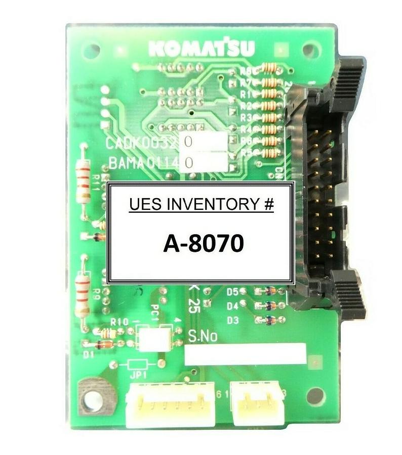 Used Komatsu CADK00320 Panel Display PCB BAMA01140 RCC-300 TEL Lithius Working