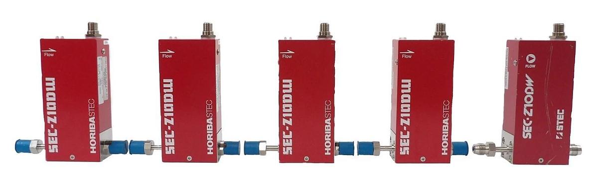 Used Horiba STEC SEC-Z11DWM Mass Flow Controller MFC Reseller Lot of 5 Working
