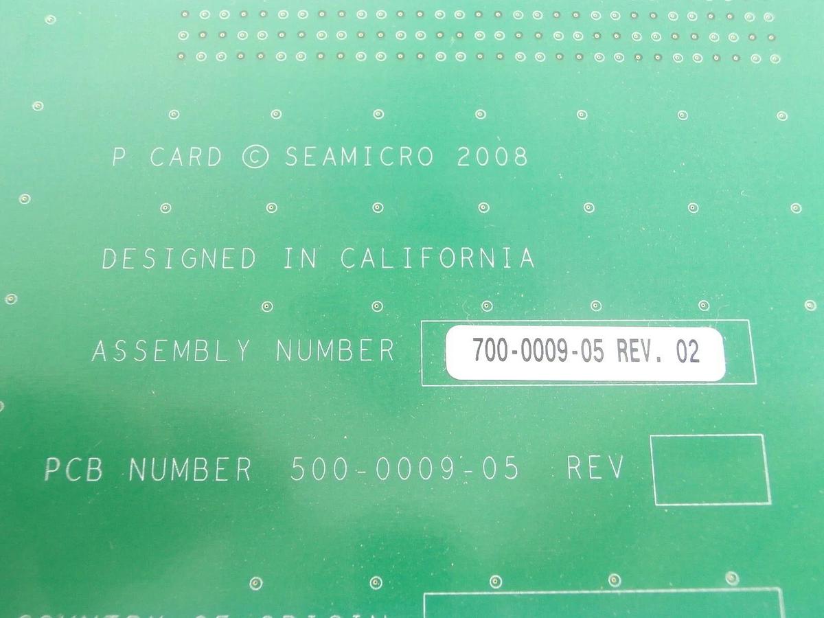 Used SeaMicro 700-0009-05 P Card Connector Board PCB 500-0009-05 SM10000 Working