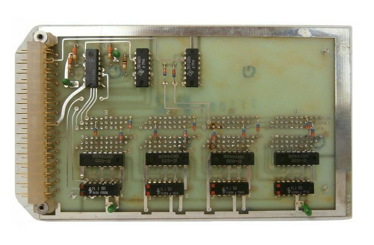 Used Karl Suss 455-60-5 PCB Card 559.5A MJB 55 Wafer Mask Aligner Working Surplus