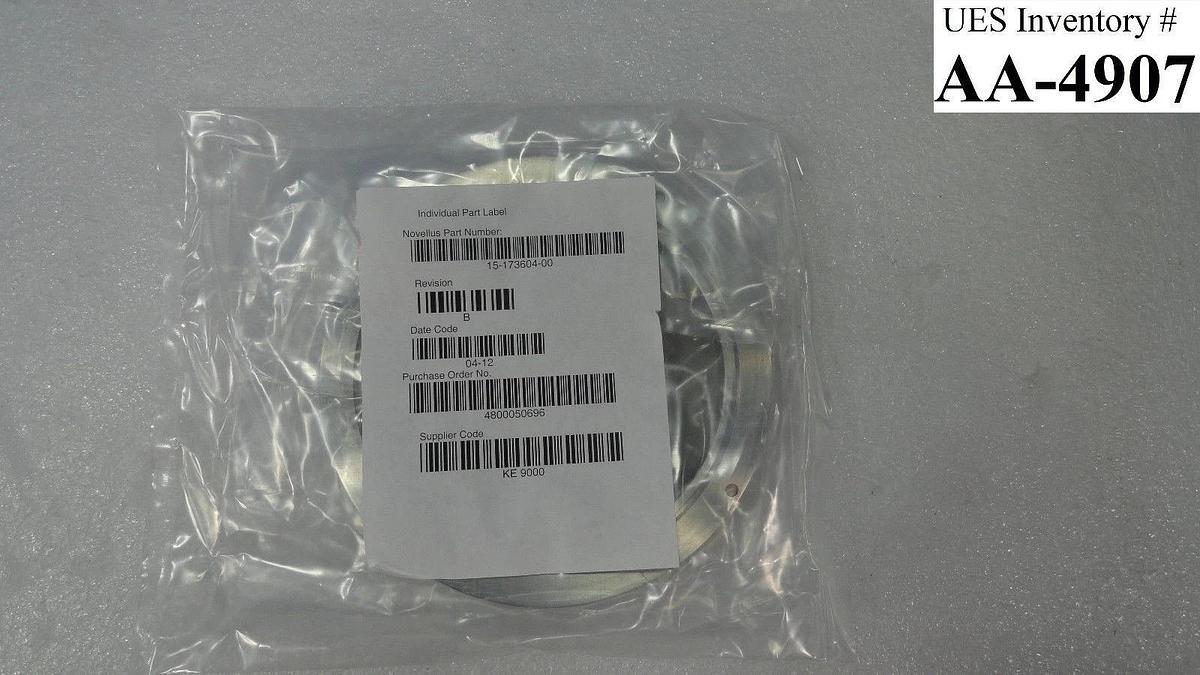 Used Novellus Systems 15-173604-00 Gamma Base Diffuser Rev. B New