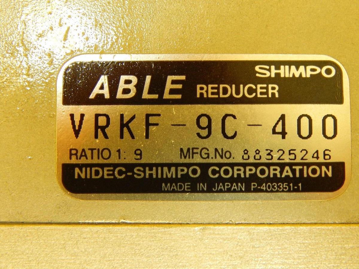Used Panasonic MSMA041A1F AC Servo Motor MSMA041A43 Shimpo Reducer VRKF-9C-400 Used