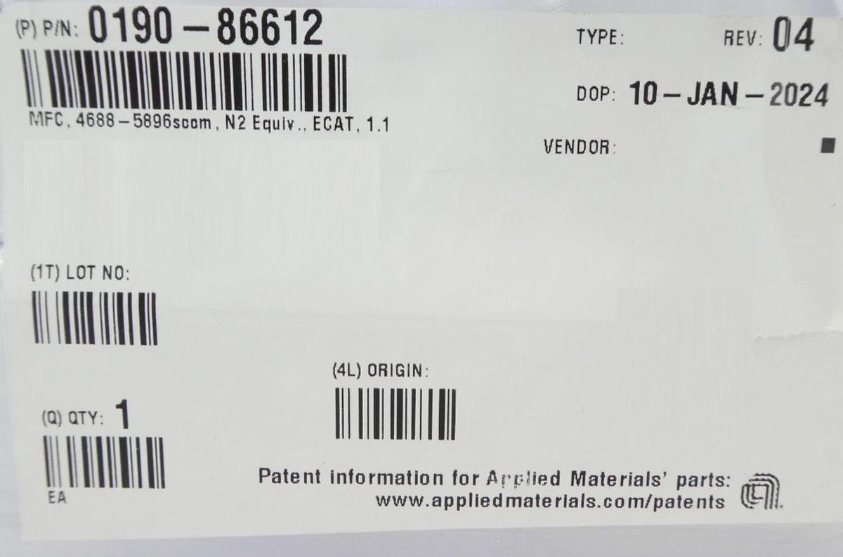 Horiba STEC D517MG Mass Flow Controller MFC 5000 SCCM O2 AMAT 0190-86612 New