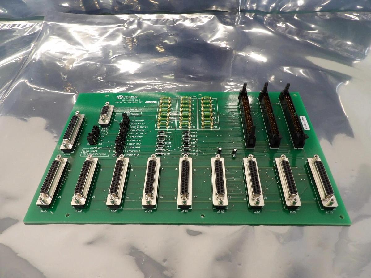 Used AMAT Applied Materials 0100-00215 AC Distribution PCB Board Working Spare