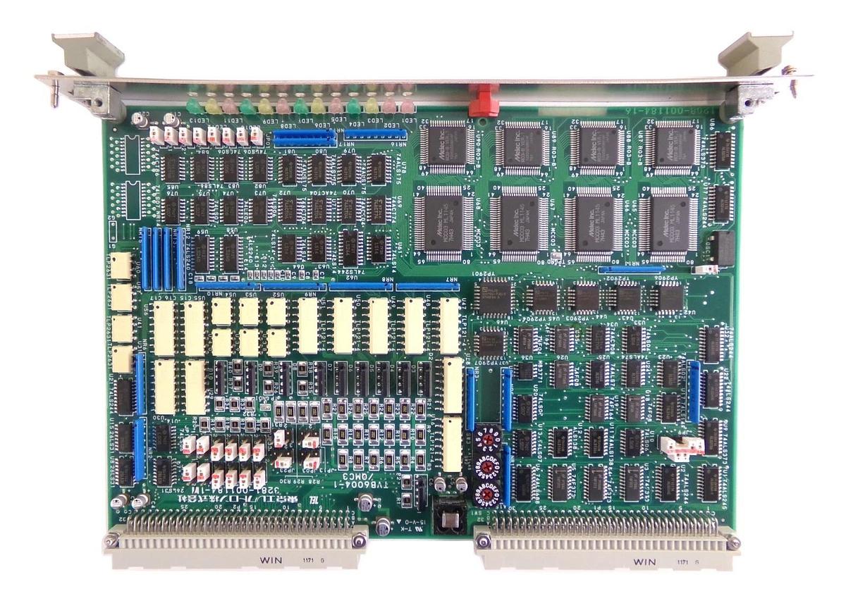Used TEL Tokyo Electron 3281-001184-17 Processor VME PCB Card TVB6004-1/QMC3 Working