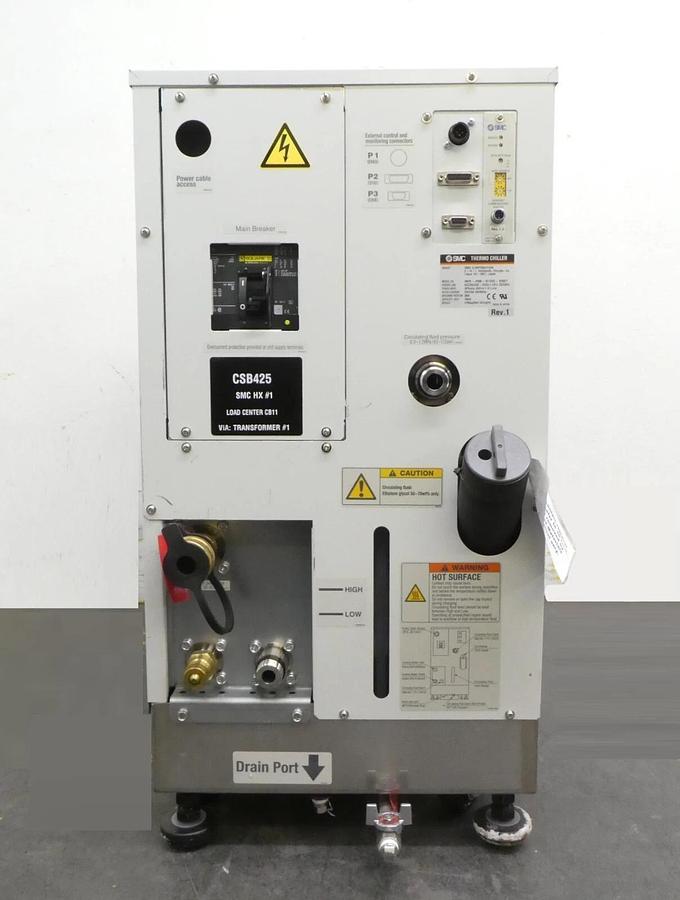 Used H-2000 SMC INR-498-012D-X007 Recirculating Thermo Chiller Tested Working