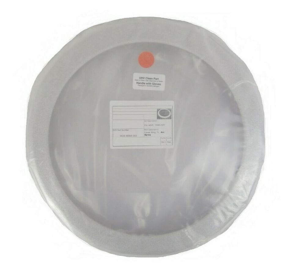 Refurbished AMAT Applied Materials 0200-48305 Cover Ring Ti Arc Spray Copper Cu Refurbished