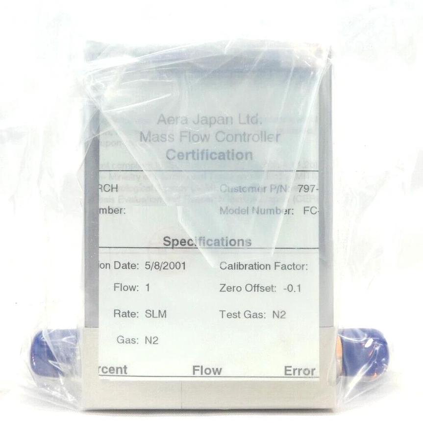 Aera FC-790C Mass Flow Controller MFC 1 SLM N2 Lam 797-008514-703 New Surplus