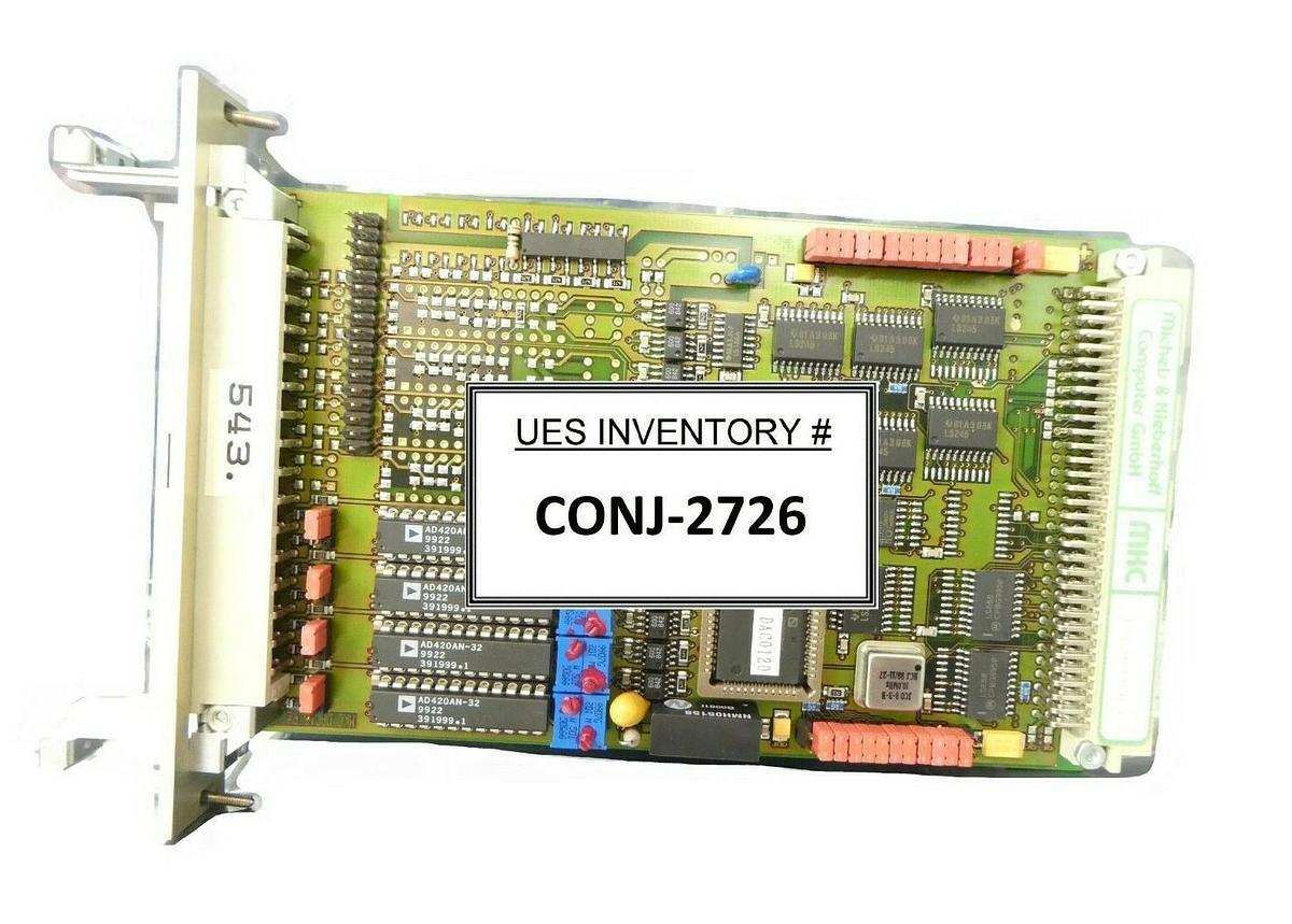 Used MKC Michels & Kleberhoff Computer 109000cc DAC16 PCB Card Mattson 17000530 Spare