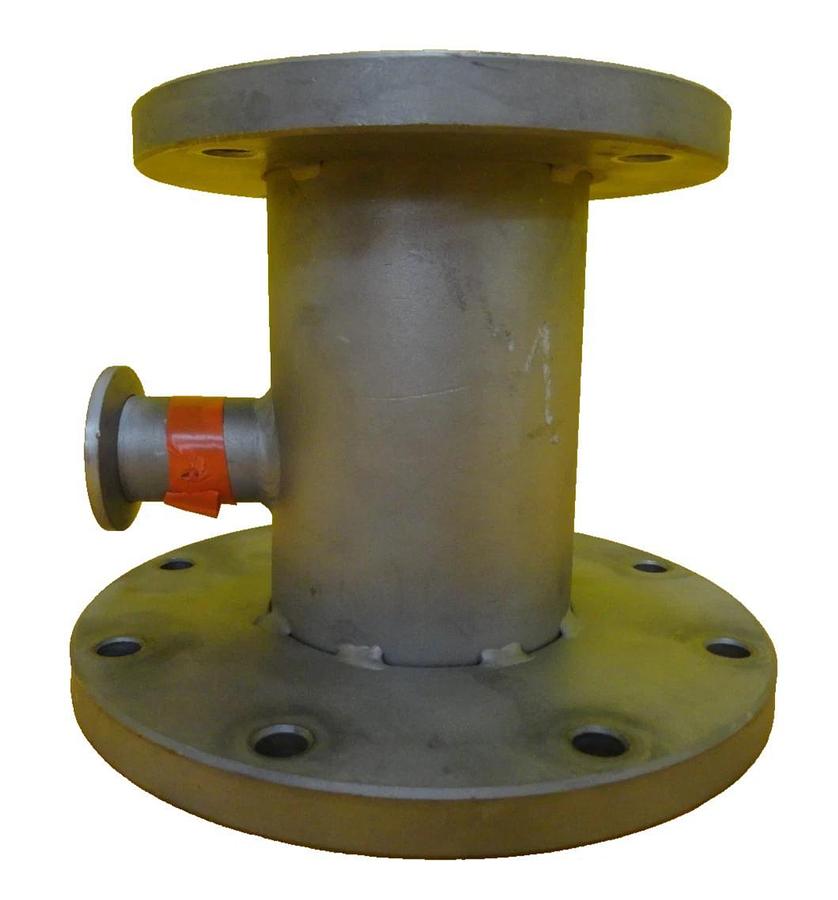 Used Edwards C3095 High Vacuum Adapter Tee ISO63 to ISO100 ISO-F NW25 Copper Working
