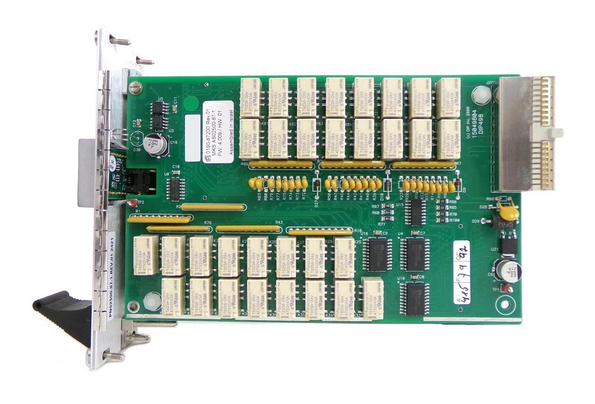 Used MKS Instruments AS02500-87-1 Interlock Module PCB Card AMAT Working