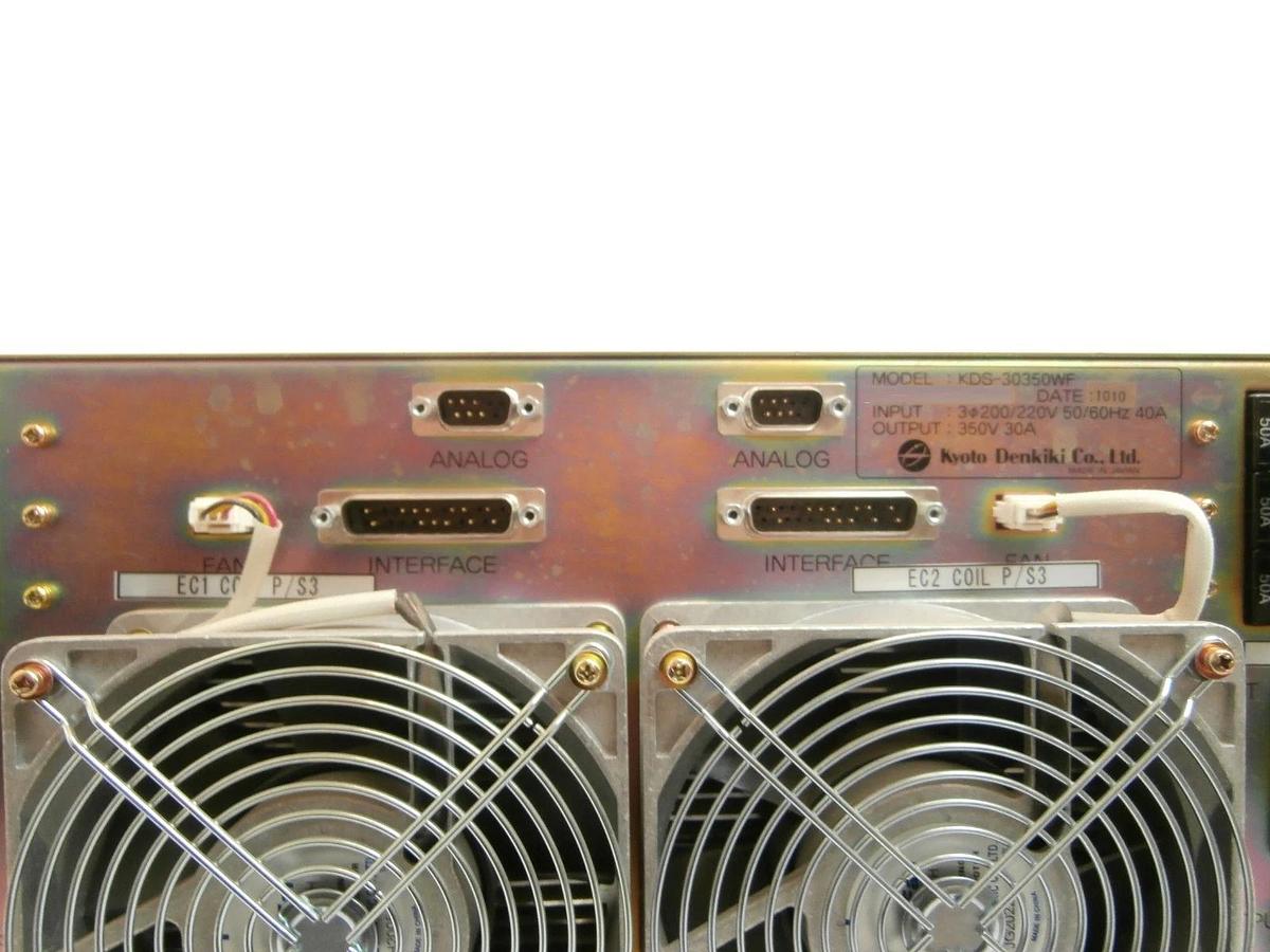 Used Kyoto Denkiki KDS-30350WF Dual Output DC Power Supply Hitachi M-712E Working