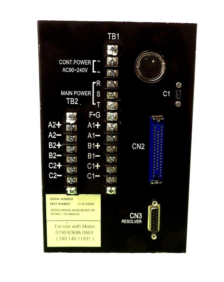 Used AMAT Applied Materials 0190-63687 Head Rotation Servo Driver NSK Working Surplus