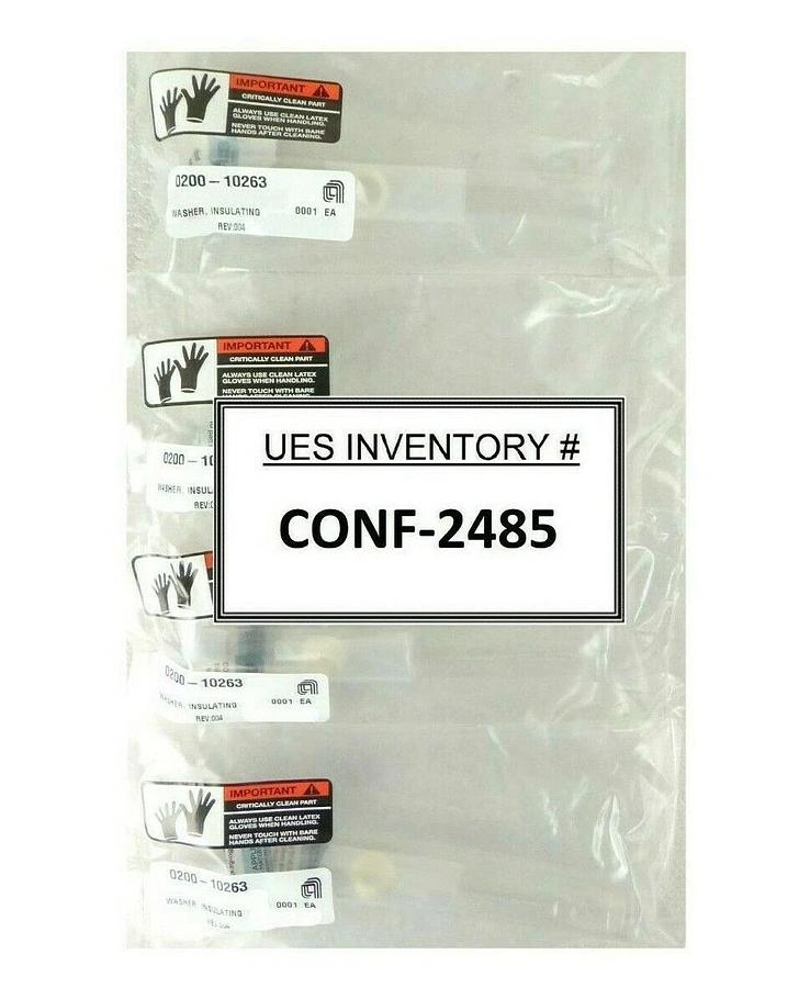 AMAT Applied Materials 0200-10263 Ceramic MXP+ Cathode Washer Lot of 4 P5000 New