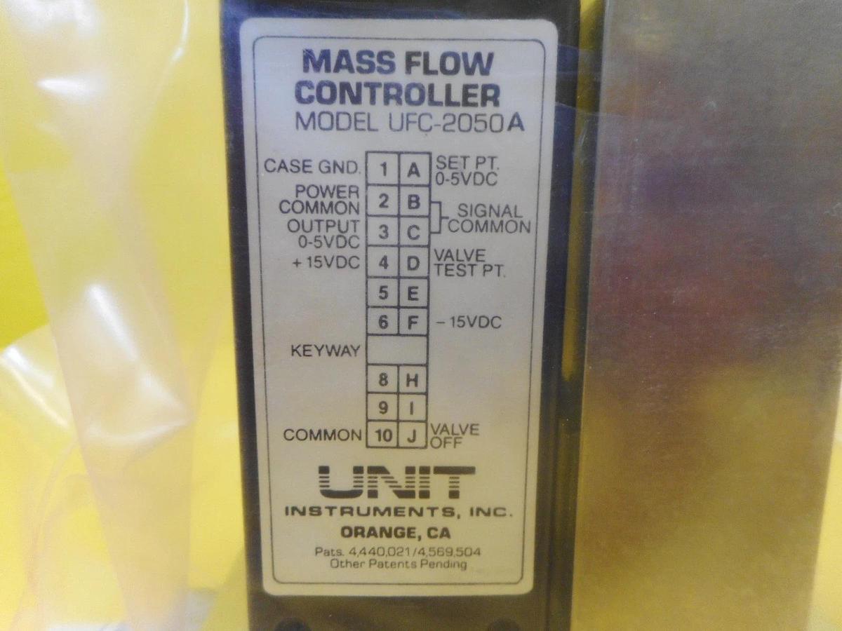 Refurbished UNIT Instruments UFC-2050A Mass Flow Controller MFC 30 SLM N2 Refurbished