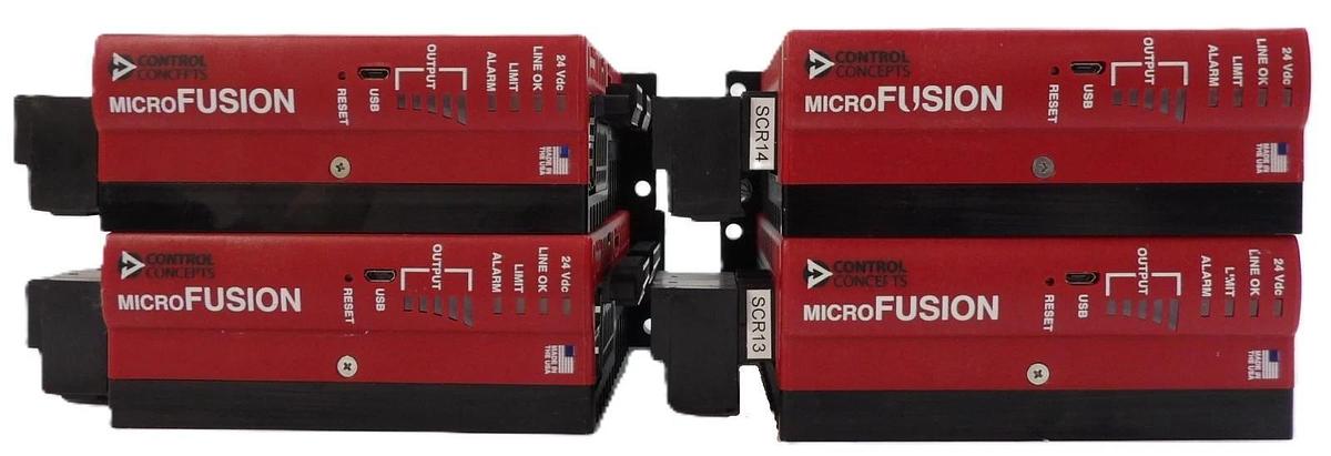 Used Control Concepts uF1HXTA0-32-P1000-E155 SCR Controller Lot of 4 Working