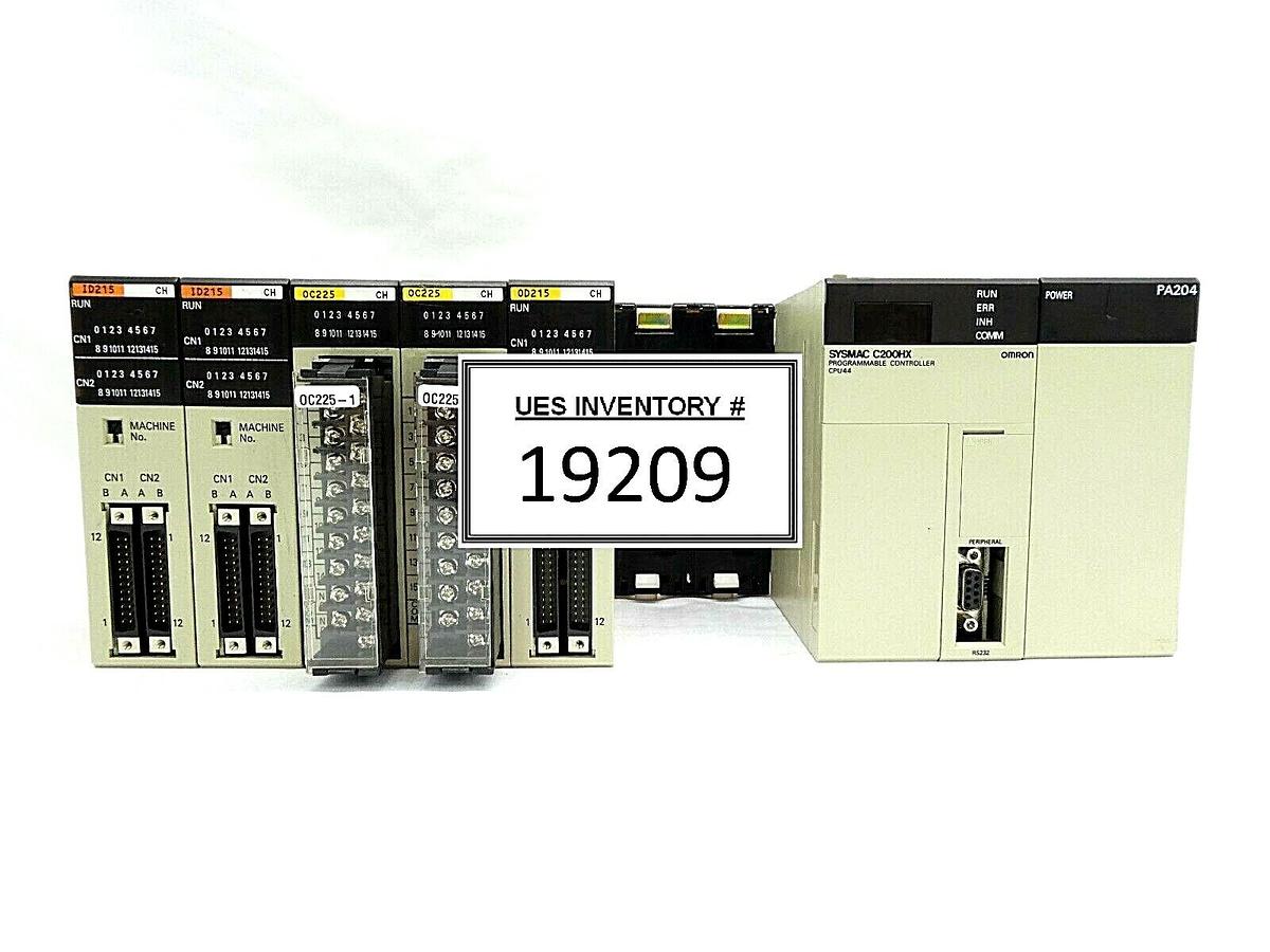 Used Omron C200HX Programmable Logic Controller PLC Microbar Trackmate C200HX-CPU44-E