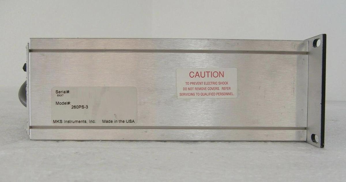 Used MKS Instruments 260PS-3 Power Supply Type 260 PS-3 Working Surplus