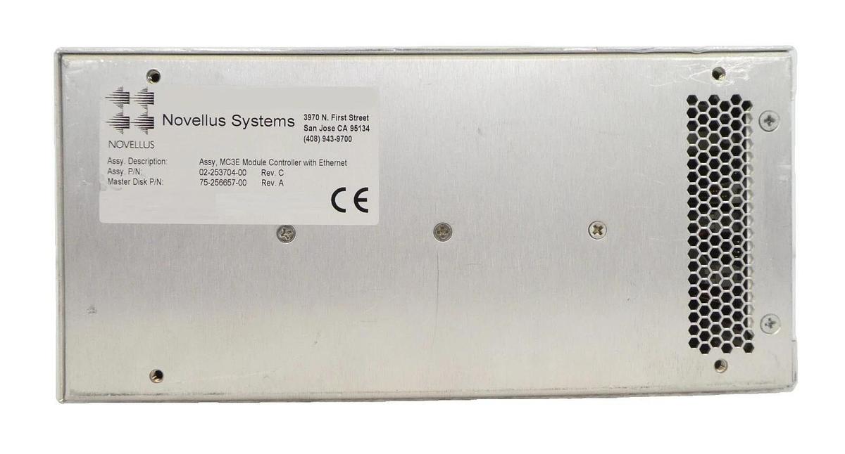 Used Novellus Systems 02-253704-00 MC3E Module Controller 75-256657-00 Dented Working