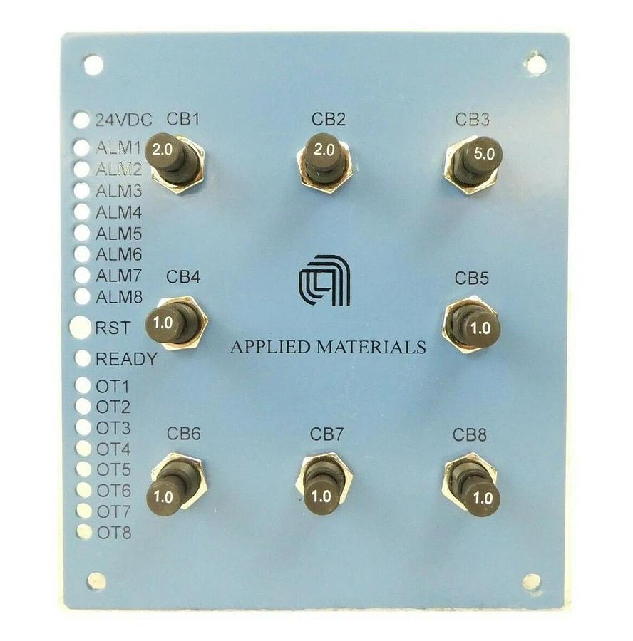 Used AMAT Applied Materials 0040-86369 Circuit Breaker Panel Producer Working Surplus