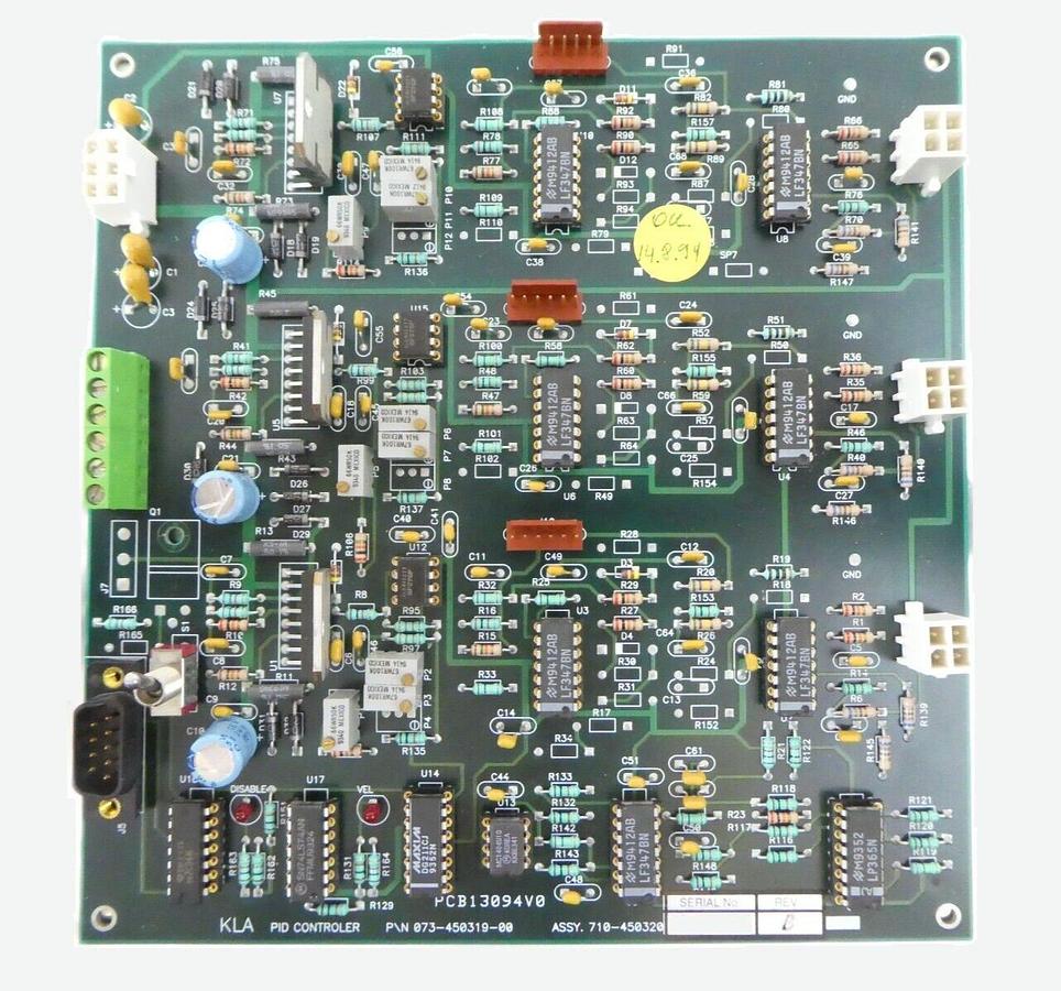 Used KLA-Tencor 073-450319-00 PID Controller PCB 710-450320-00 5100 Working Surplus