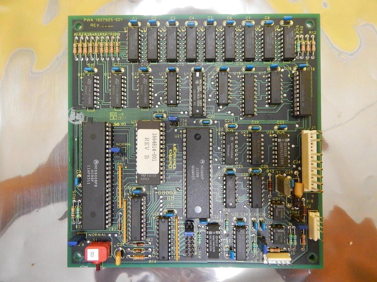 Used Delta Design 1657925-501 68008 Processor Board PCB 1664814-001 Working Surplus