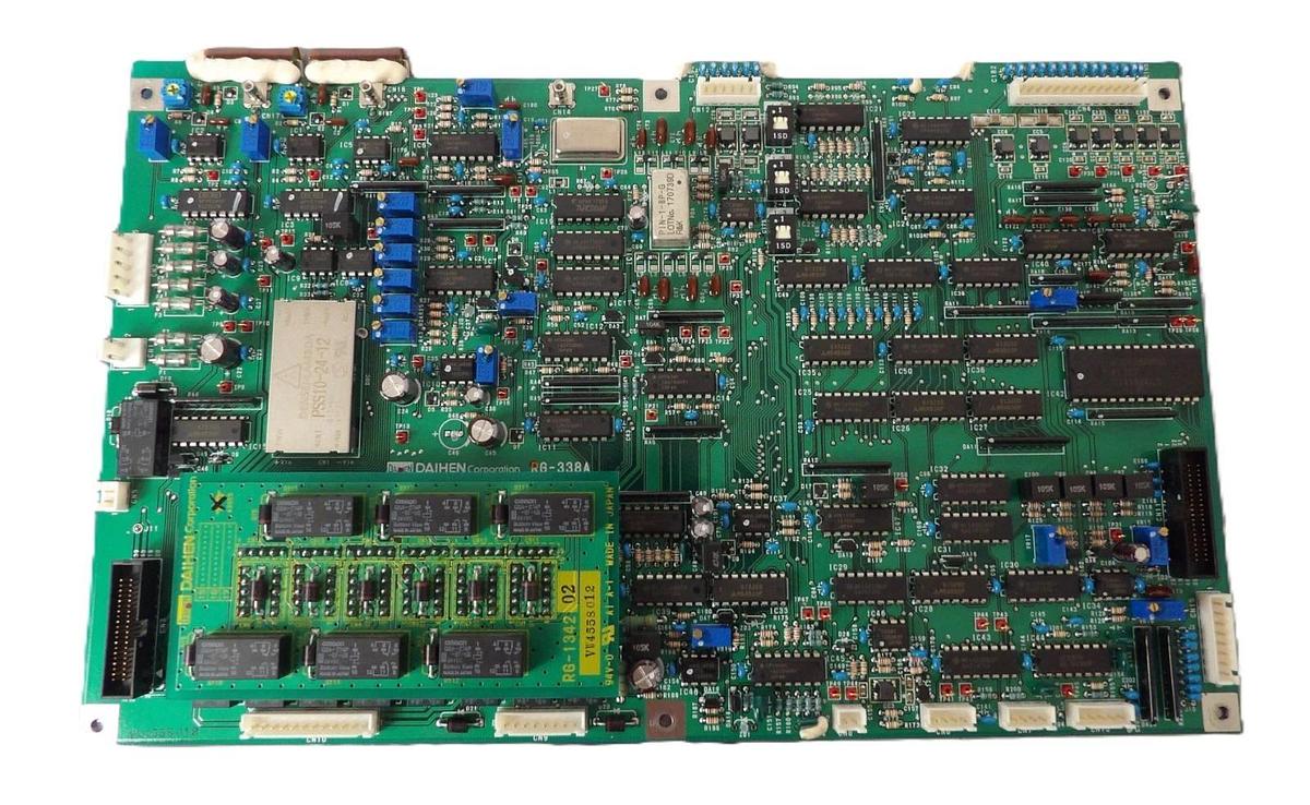 Used Daihen RG-338A RF Generator Interface PCB RG-1342 Working Surplus