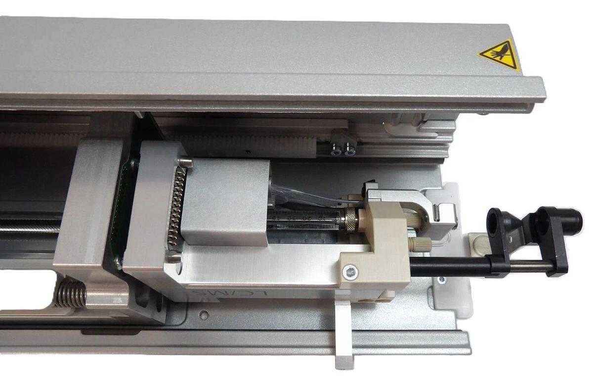 Used PAL NZ-20-08F Autosampler Z-arm with LCMS-P Tool PAL3-TH-LCMS-P-EKS Working